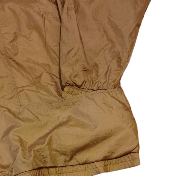 Tudor Court Lined Windbreaker Jacket Gold Women Size 4X - Picture 5 of 7